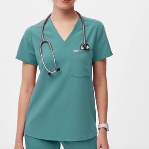Figs Catarina One-Pocket Scrub Top SZ Large